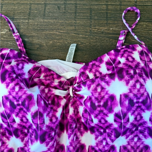VS Forever Sexy Tie Dye Miracle Bra Push Up Tankini Swim Set 34D Medium - Picture 9 of 9